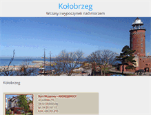 Tablet Screenshot of kolobrzeg.afr2.pl