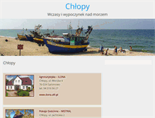 Tablet Screenshot of chlopy.afr2.pl